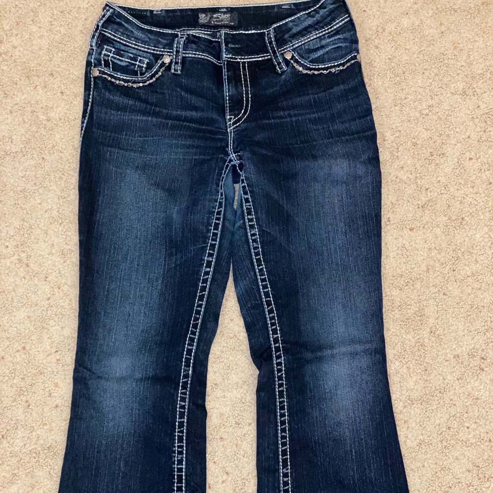 Silver jeans